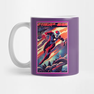 Retro Anime Comic Hero | Anime Origin | Vintage Anime Art Mug